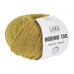 Lang Yarns Merino 150 - Pelote de 50 gr - Coloris 0050 Or