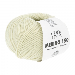Lang Yarns Merino 150 - Pelote de 50 gr - Coloris 0216 Vert Pâle
