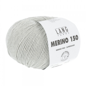 Lang Yarns Merino 150 - Pelote de 50 gr - Coloris 0223 Girs Clair Mélangé