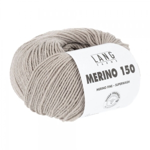 Lang Yarns Merino 150 - Pelote de 50 gr - Coloris 0226 Beige Mélangé