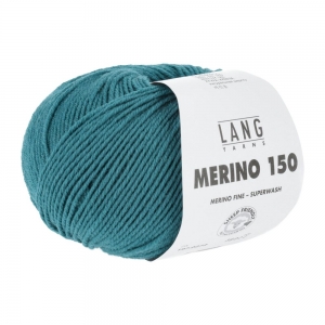 Lang Yarns Merino 150 - Pelote de 50 gr - Coloris 0272 Pétrole