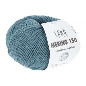 Lang Yarns Merino 150 - Pelote de 50 gr - Coloris 0274 Atlantique