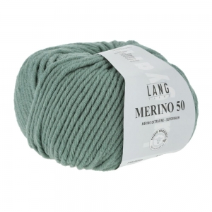 Lang Yarns Merino 50 - Pelote de 100 gr  - Coloris 0092 Sauge