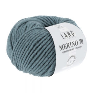 Lang Yarns Merino 70 - Pelote de 50 gr - Coloris 0074 Atlantique