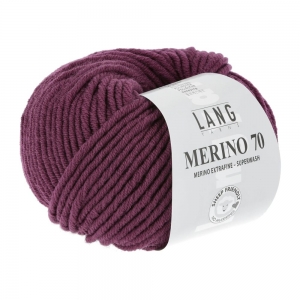 Lang Yarns Merino 70 - Pelote de 50 gr - Coloris 0166 Baie