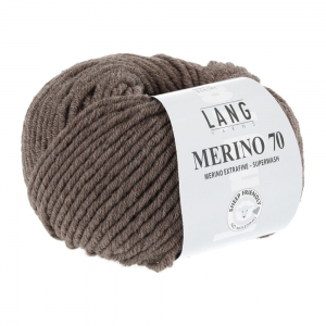 Lang Yarns Merino 70 - Pelote de 50 gr - Coloris 0196 Sable Mélangé