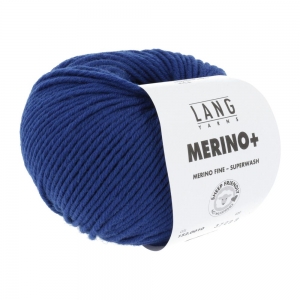 Lang Yarns Merino+ - Pelote de 50 gr - Coloris 0010 Royal