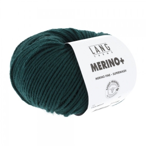 Lang Yarns Merino+ - Pelote de 50 gr - Coloris 0017 Sapin