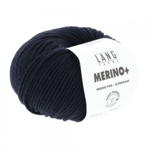 Lang Yarns Merino+ - Pelote de 50 gr - Coloris 0025 Navy