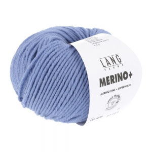 Lang Yarns Merino+ - Pelote de 50 gr - Coloris 0033 Jeans