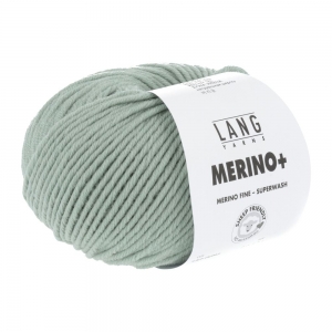 Lang Yarns Merino+ - Pelote de 50 gr - Coloris 0092 Sauge Clair