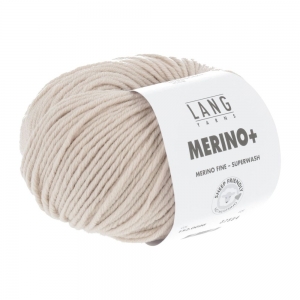 Lang Yarns Merino+ - Pelote de 50 gr - Coloris 0096 Beige Clair