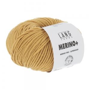 Lang Yarns Merino+ - Pelote de 50 gr - Coloris 0111 Ocre