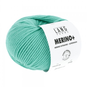 Lang Yarns Merino+ - Pelote de 50 gr - Coloris 0118 Quartz Vert