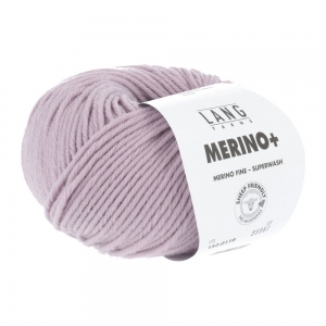 Lang Yarns Merino+ - Pelote de 50 gr - Coloris 0119 Rose Foncé