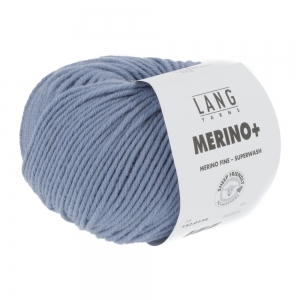 Lang Yarns Merino+ - Pelote de 50 gr - Coloris 0134 Jeans Clair