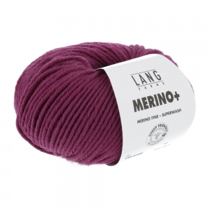 Lang Yarns Merino+ - Pelote de 50 gr - Coloris 0166 Fuchsia