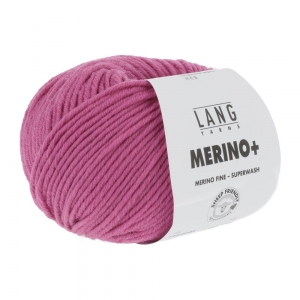 Lang Yarns Merino+ - Pelote de 50 gr - Coloris 0185 Pink