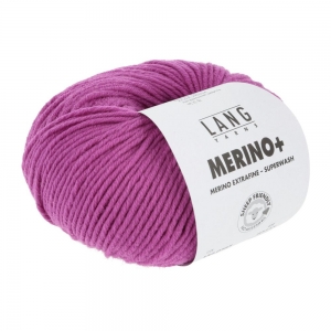 Lang Yarns Merino+ - Pelote de 50 gr - Coloris 0365 Oeillet