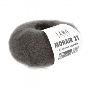 Lang Yarns Mohair 21 - Pelote de 25 gr - Coloris 0068 Espresso