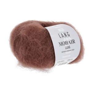 Lang Yarns Mohair Luxe - Pelote de 25 gr - Coloris 0062 Rouge Foncé