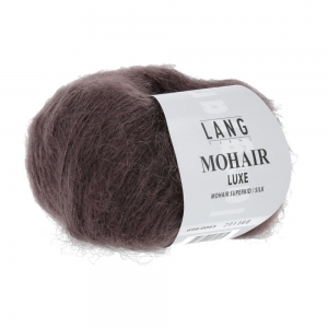 Lang Yarns Mohair Luxe - Pelote de 25 gr - Coloris 0063 Bordeaux