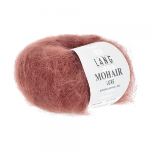 Lang Yarns Mohair Luxe - Pelote de 25 gr - Coloris 0087 Brique