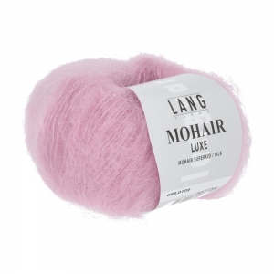 Lang Yarns Mohair Luxe - Pelote de 25 gr - Coloris 0109 Rose