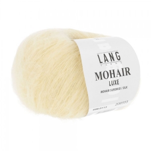 Lang Yarns Mohair Luxe - Pelote de 25 gr - Coloris 0113 Jaune Clair