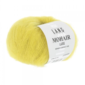 Lang Yarns Mohair Luxe - Pelote de 25 gr - Coloris 0114 Jaune