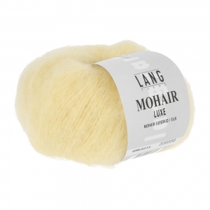 Lang Yarns Mohair Luxe - Pelote de 25 gr - Coloris 0213 Jaune Soleil