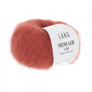 Lang Yarns Mohair Luxe - Pelote de 25 gr - Coloris 0275 Marron-Orange