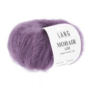 Lang Yarns Mohair Luxe - Pelote de 25 gr - Coloris 0346 Violet Moyen