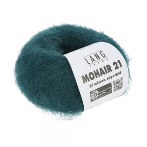 Lang Yarns Mohair 21 - Pelote de 25 gr - Coloris 0018 Vert Foncé