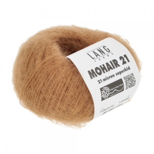 Lang Yarns Mohair 21 - Pelote de 25 gr - Coloris 0115 Nougat