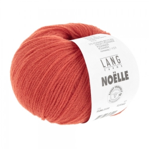 Lang Yarns Noëlle - Pelote de 25 gr - Coloris 0159 Orange Foncé