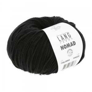 Lang Yarns Nomad - Pelote de 25 gr - Coloris 0004 Noir