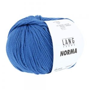 Lang Yarns Norma - Pelote de 50 gr - Coloris 0010 Bleu