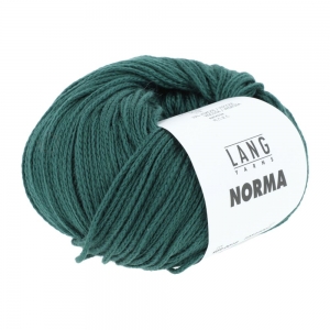 Lang Yarns Norma - Pelote de 50 gr - Coloris 0018 Vert Foncé