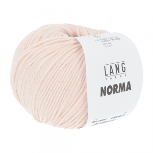 Lang Yarns Norma - Pelote de 50 gr - Coloris 0030 Saumon Clair