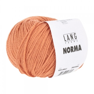 Lang Yarns Norma - Pelote de 50 gr - Coloris 0061 Orange