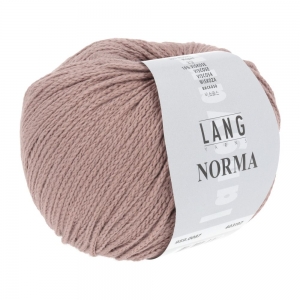 Lang Yarns Norma - Pelote de 50 gr - Coloris 0087 Bois De Rose