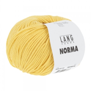 Lang Yarns Norma - Pelote de 50 gr - Coloris 0113 Jaune Or