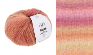 Lang Yarns Orion - Pelote de 100 gr - Coloris 0001 Pink/Lilas/Orange