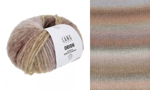 Lang Yarns Orion - Pelote de 100 gr - Coloris 0004 Olive/Violet/Marron