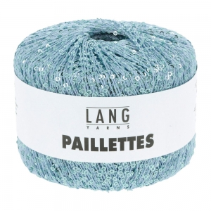 Lang Yarns Paillettes - Pelote de 25 gr - Coloris 0020 Bleu Clair