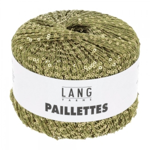 Lang Yarns Paillettes - Pelote de 25 gr - Coloris 0097 Kiwi/Or