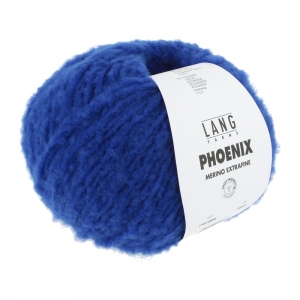 Lang Yarns Phoenix - Pelote de 100 gr - Coloris 0006 Royal Bleu