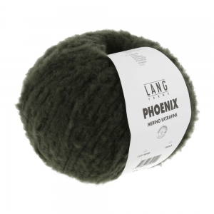 Lang Yarns Phoenix - Pelote de 100 gr - Coloris 0098 Olive Foncé