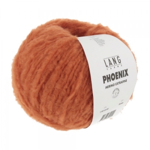 Lang Yarns Phoenix - Pelote de 100 gr - Coloris 0159 Orange Foncé